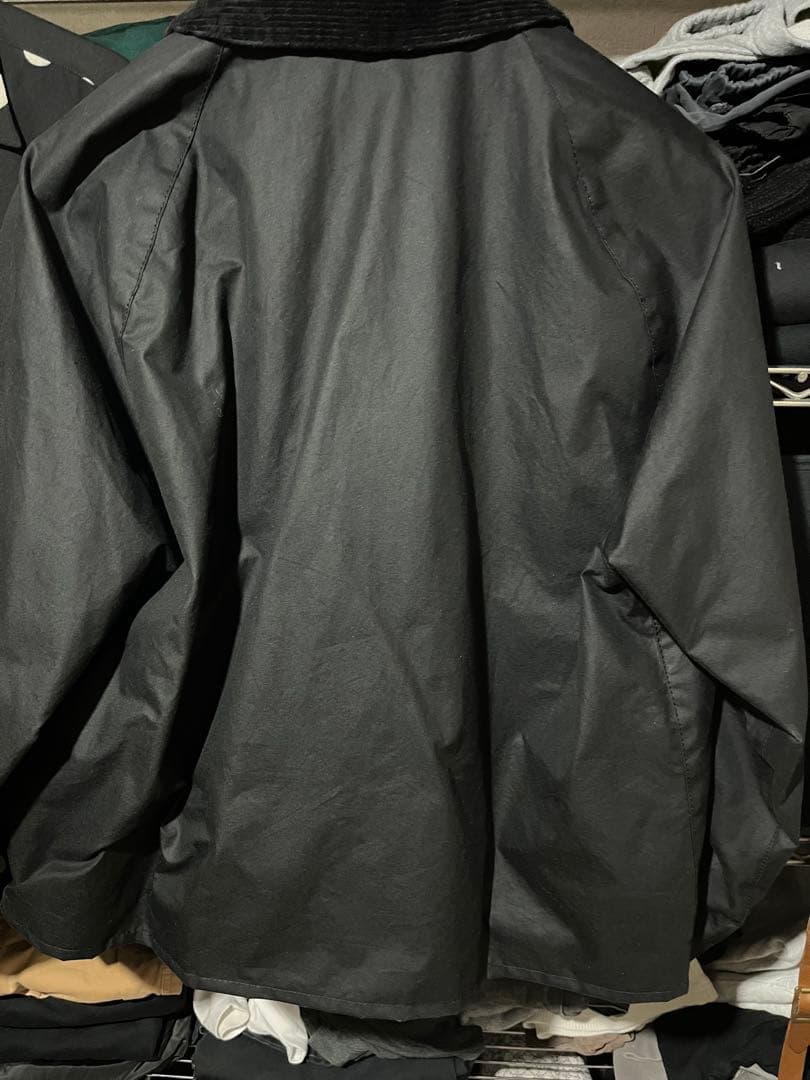 ジャケット・アウター Barbour TRANSPORT 36 waxed cotton black