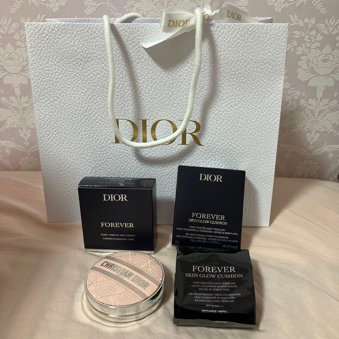 Diorディオールスキングロウクッションファンデ新品未開封ケースセット