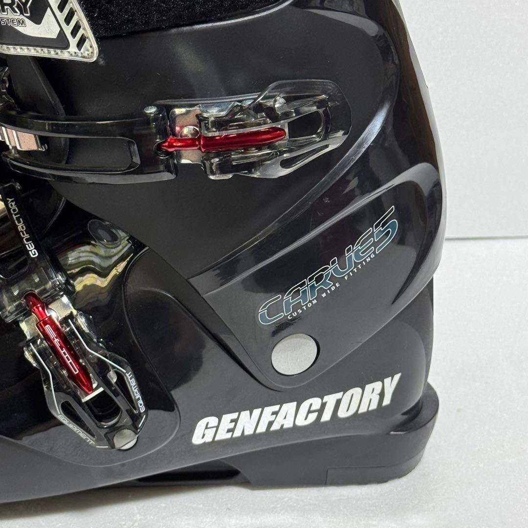 新品未使用27.5cmスキーブーツブラック 黒色初心者格安GENFACTORY