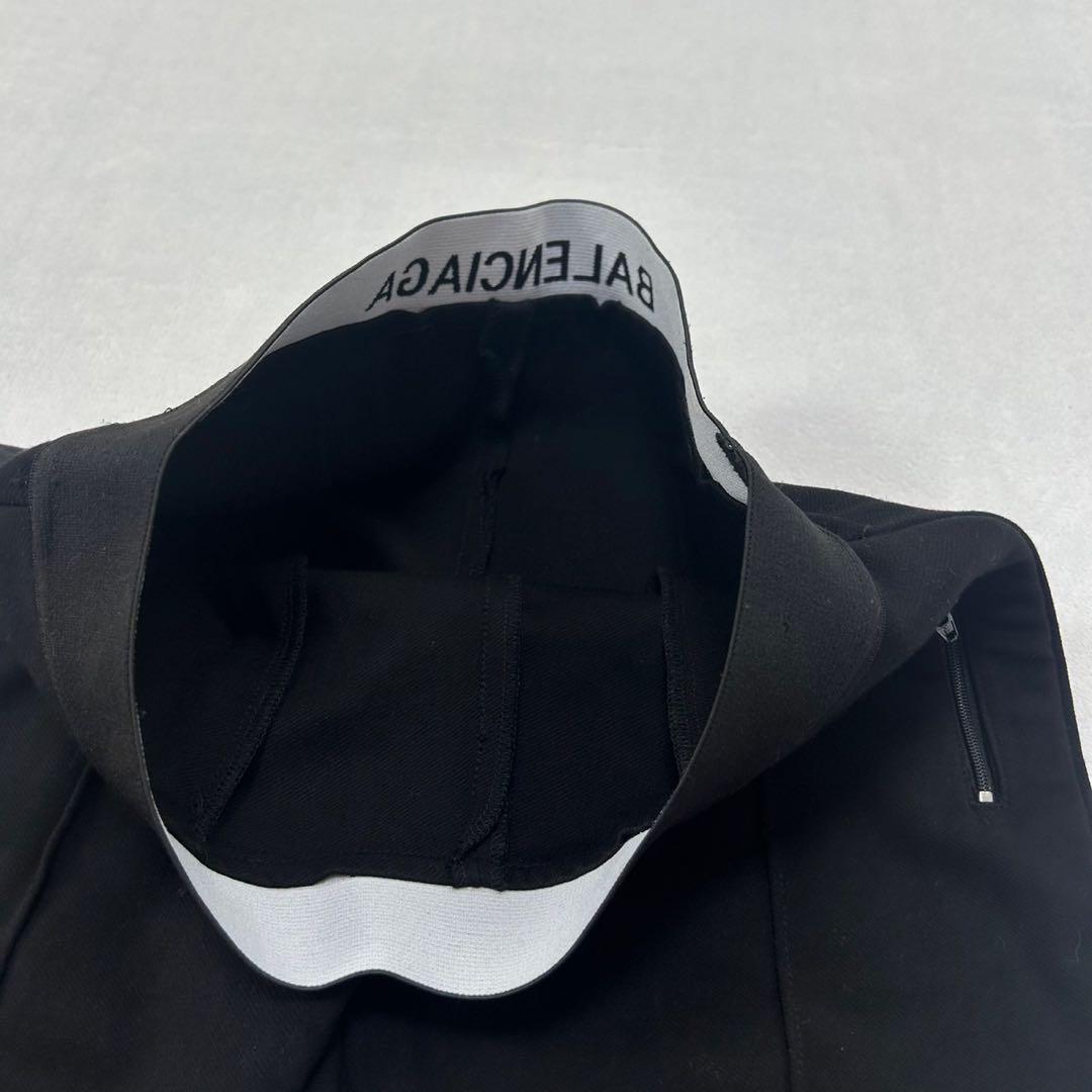 H647 L バレンシアガ イタリア製 ストレッチ レギンス レディース