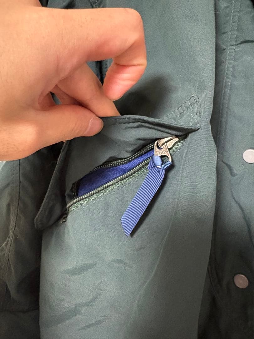 80s USA製　Patagonia フリース内張りジャケット