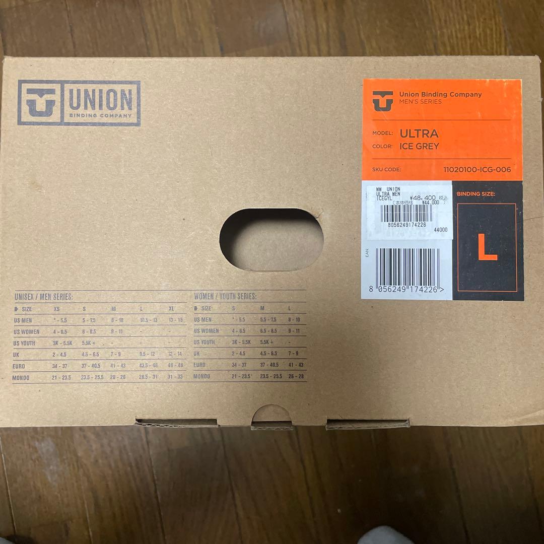 25-26 ユニオン ウルトラ UNION ULTRA アイスグレー Lサイズ