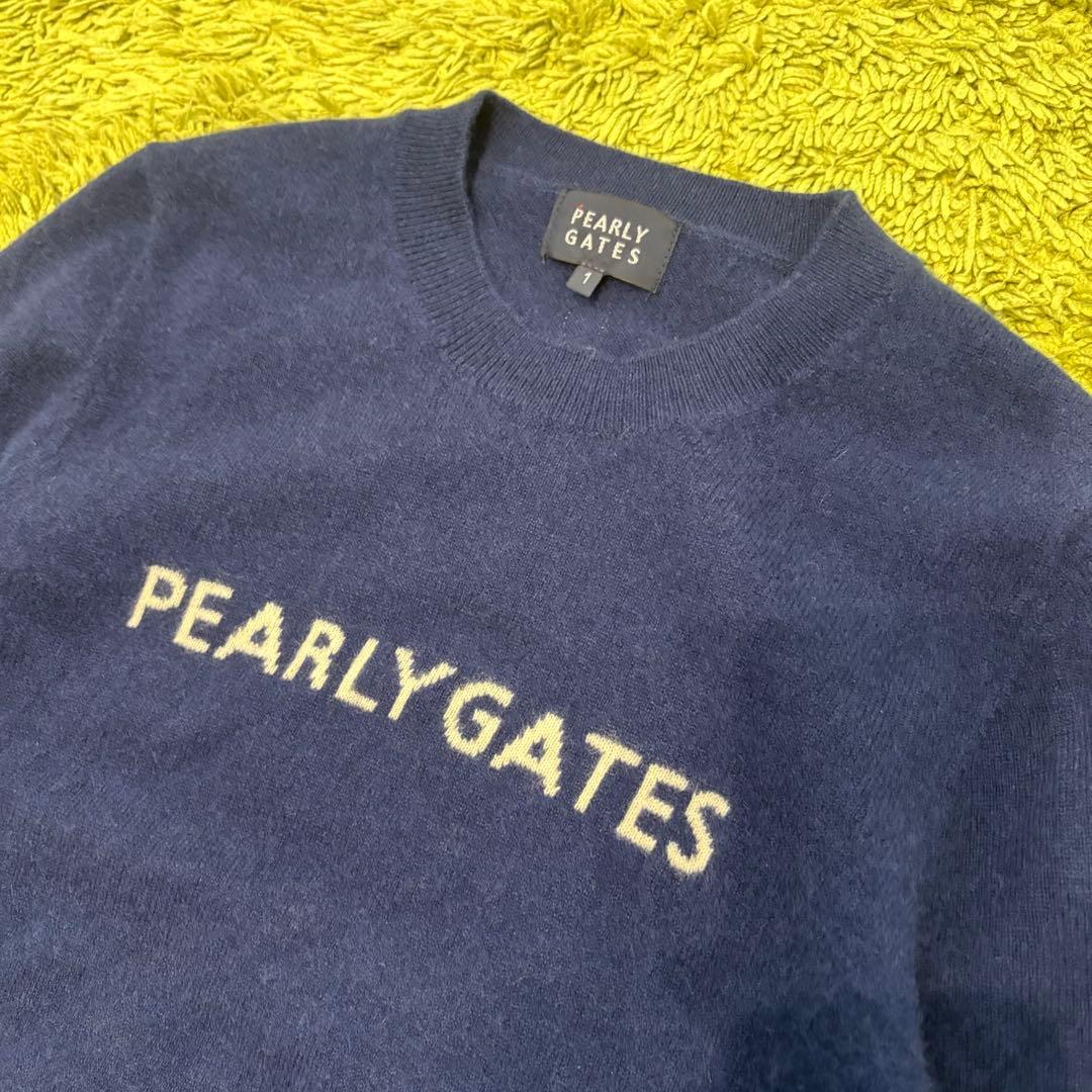 パーリーゲイツ PEARLYGATES カシミヤ100% ニットセーター 1