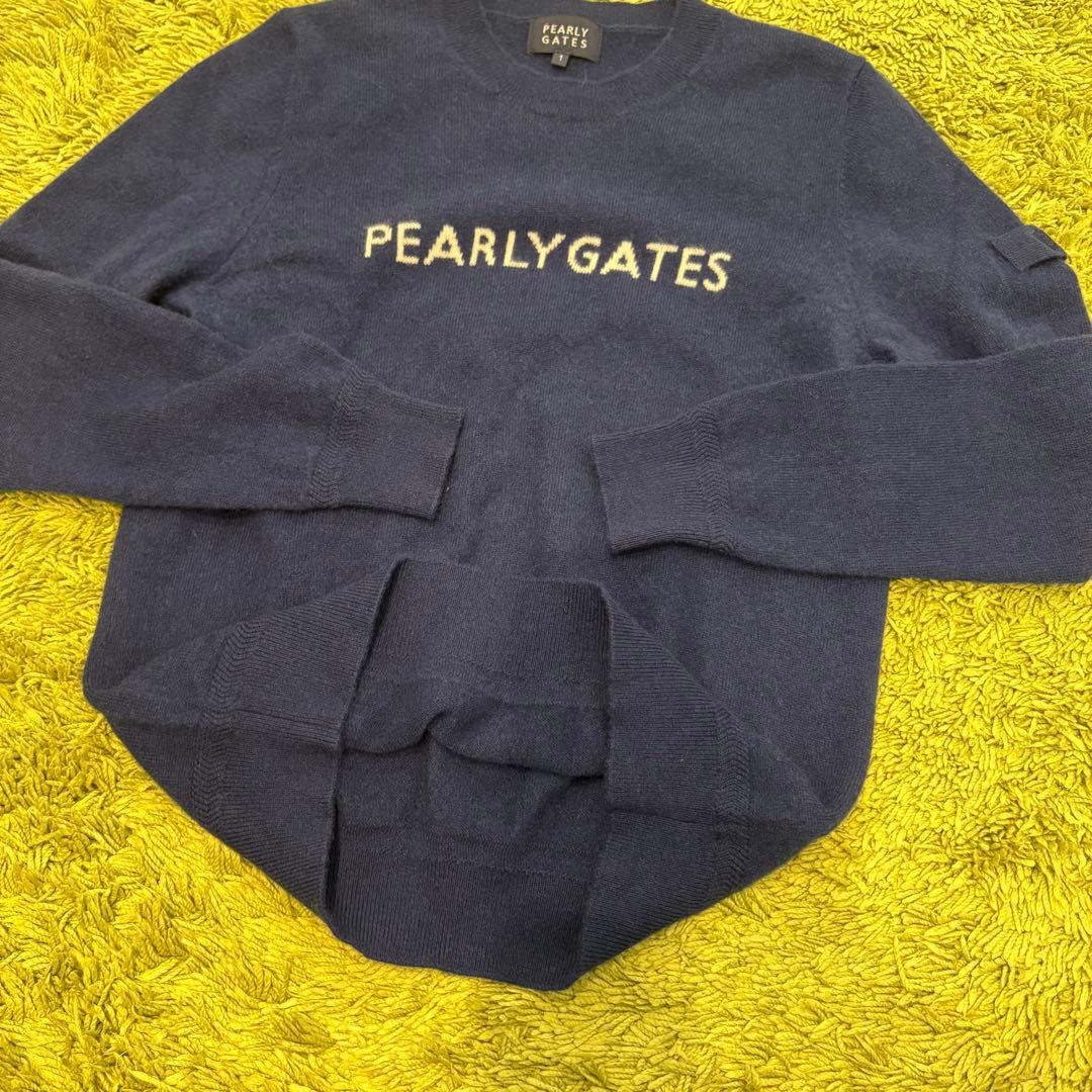 パーリーゲイツ PEARLYGATES カシミヤ100% ニットセーター 1