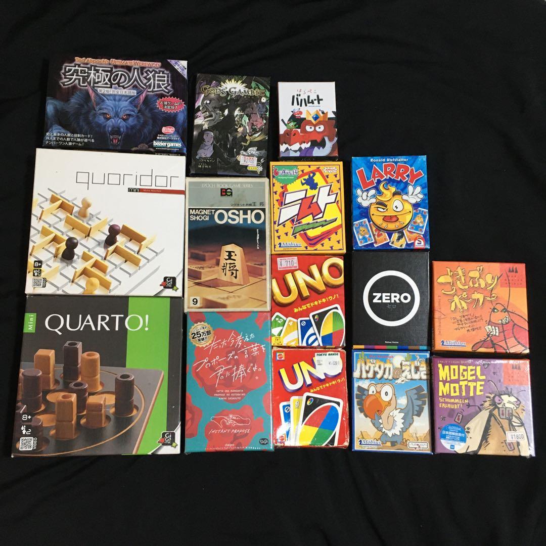18種　ボードゲーム・カードゲームまとめ売り　ジャンク　中古品