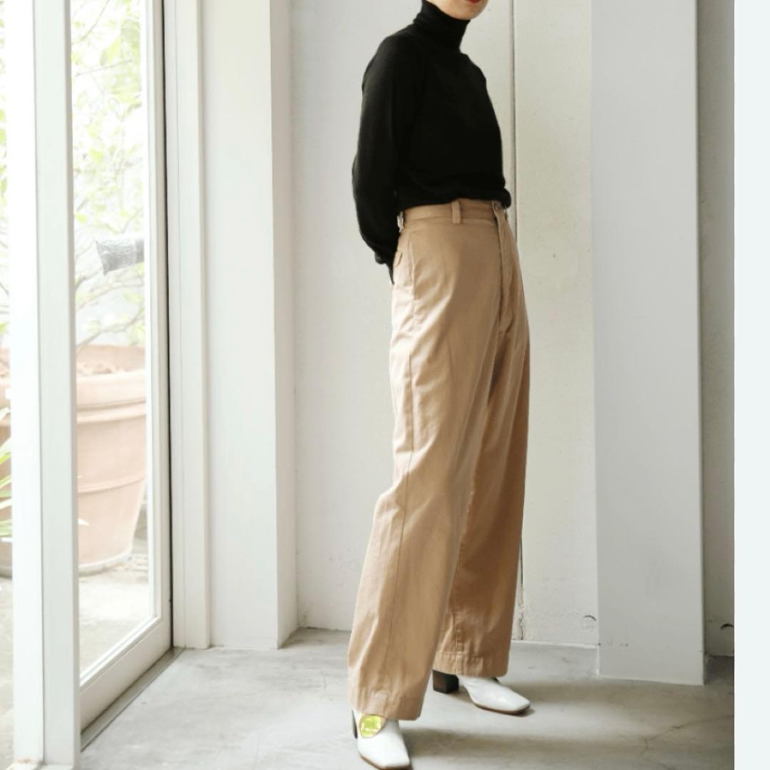 極美品✨マディソンブルー チノパン ハイウエストパンツ ワイド ベージュ 00