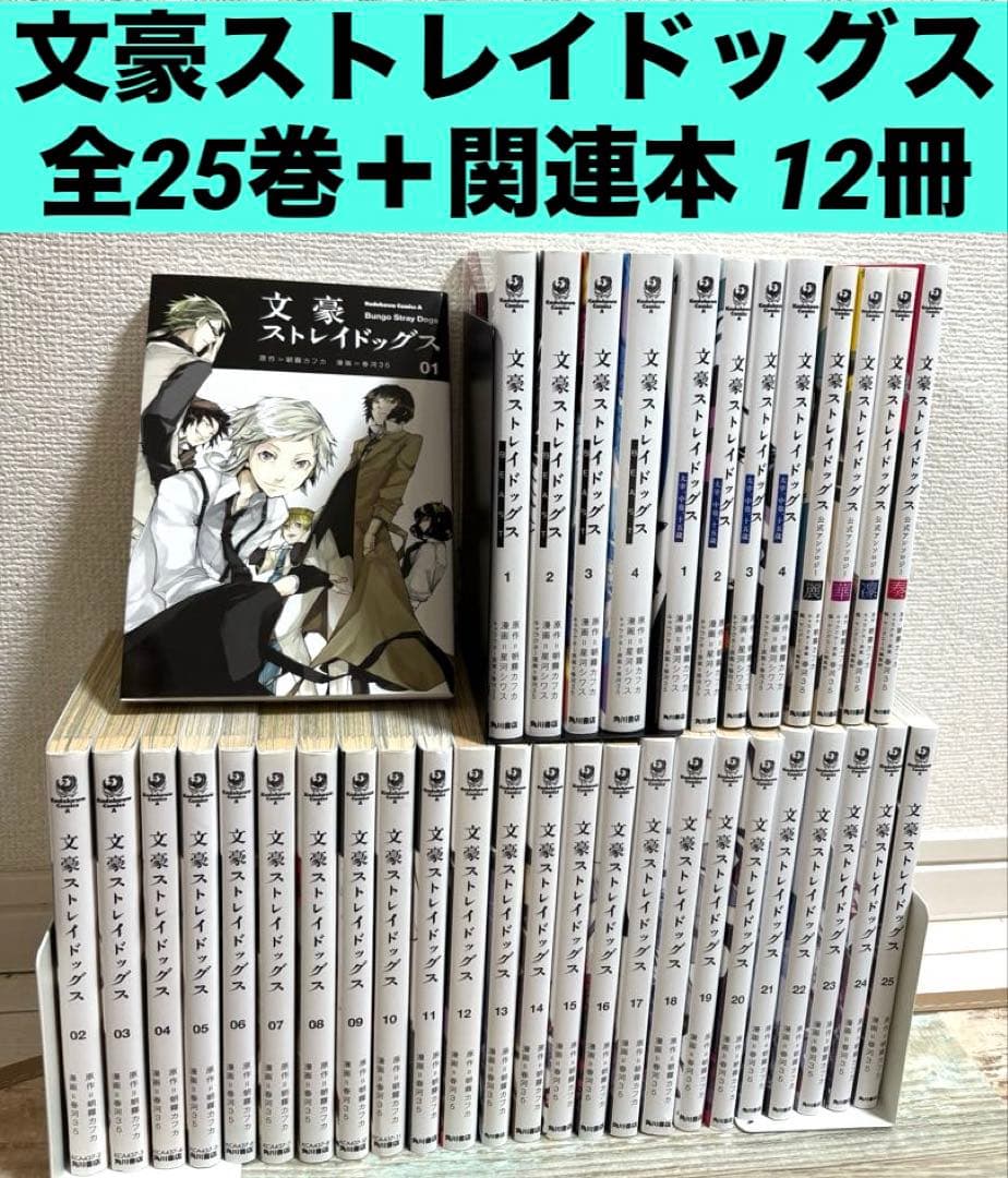 文豪ストレイドッグス 全25巻 ＋ 関連本 12冊　全巻　漫画　コミック