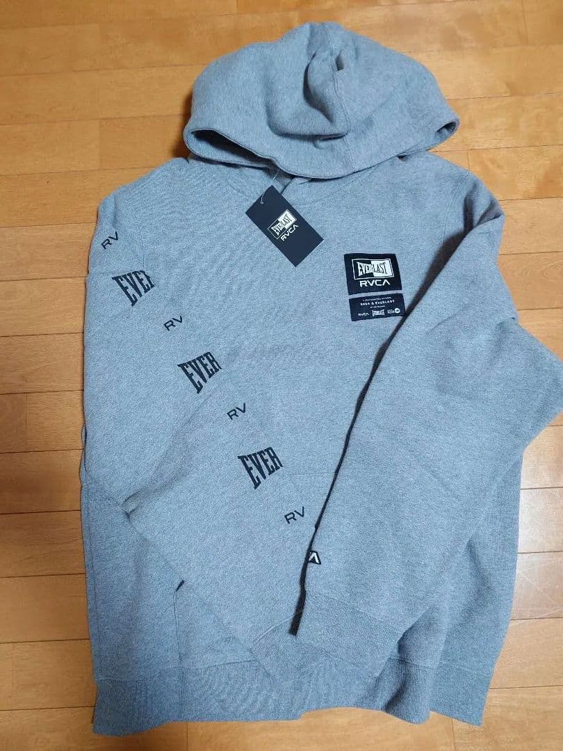 RVCA ×EVERLAST　フーディセットアップ　グレー