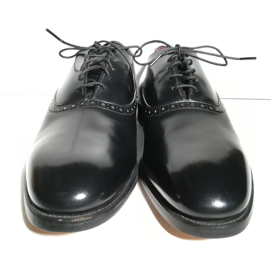 d0305 新品同様・試着程度 アレンエドモンズ プレーントゥ 8EE 黒