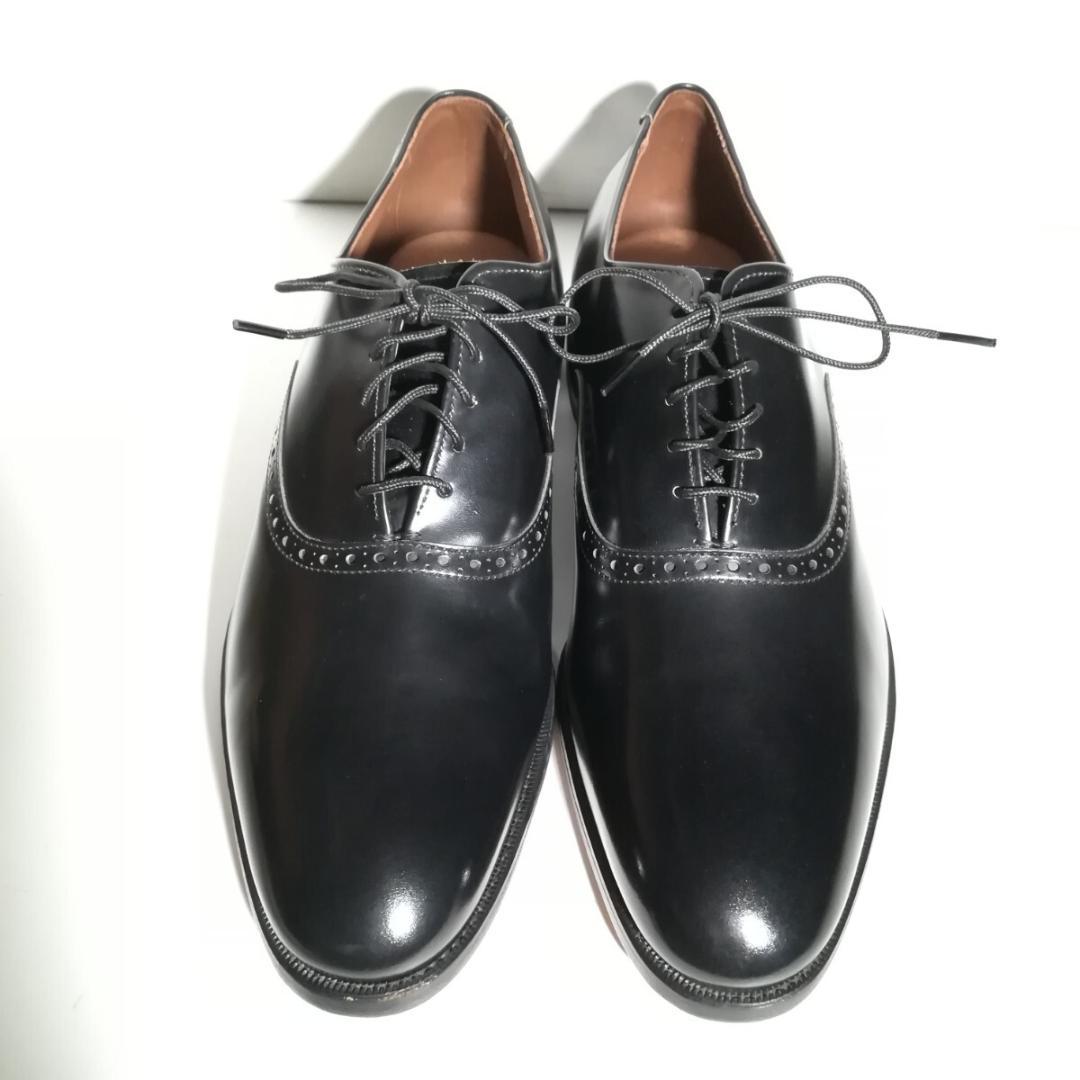 d0305 新品同様・試着程度 アレンエドモンズ プレーントゥ 8EE 黒