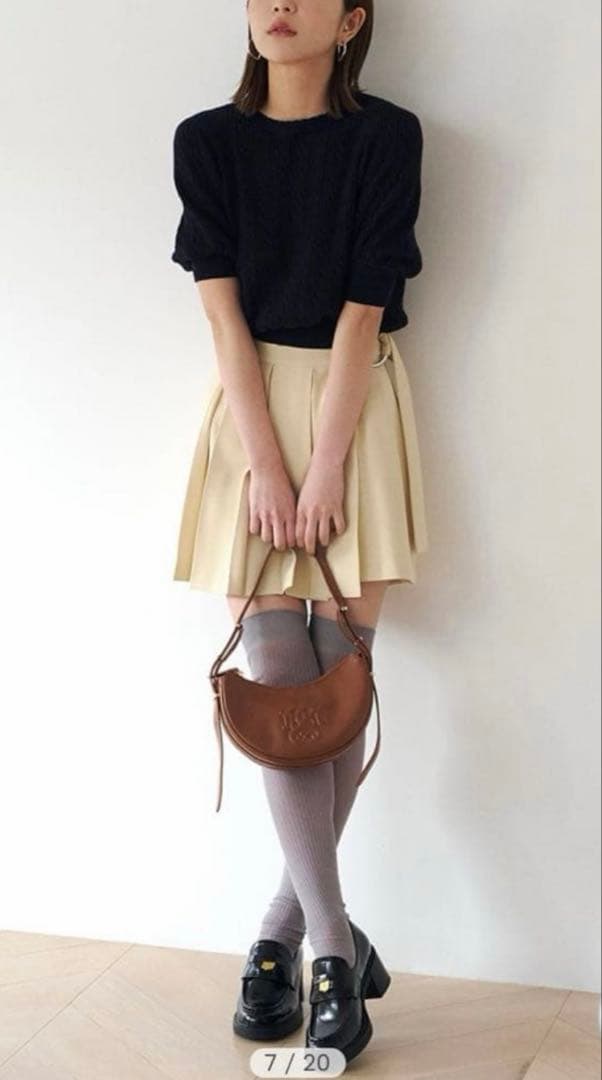 snidel♡ ヒール ローファー M size 美品