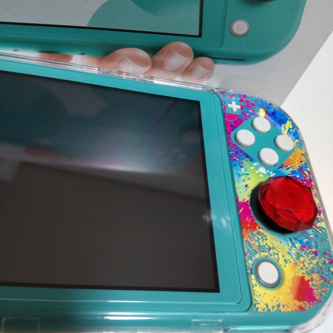 Nintendo Switch Lite ターコイズ カラフルデザイン