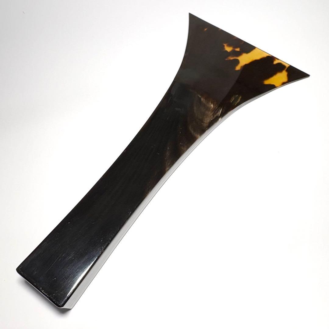 本鼈甲 三味線撥 撥先約89mm 全長180mm 重量118g 高級天然素材