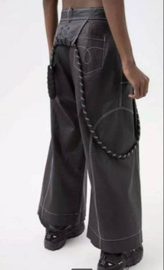 パンツ NUTEMPEROR /WIDE PU LEATHER PANTS