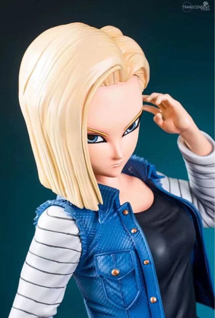 ドラゴンボール 人造人間18号17号 ガレキ ガレージキット スタチュー X①