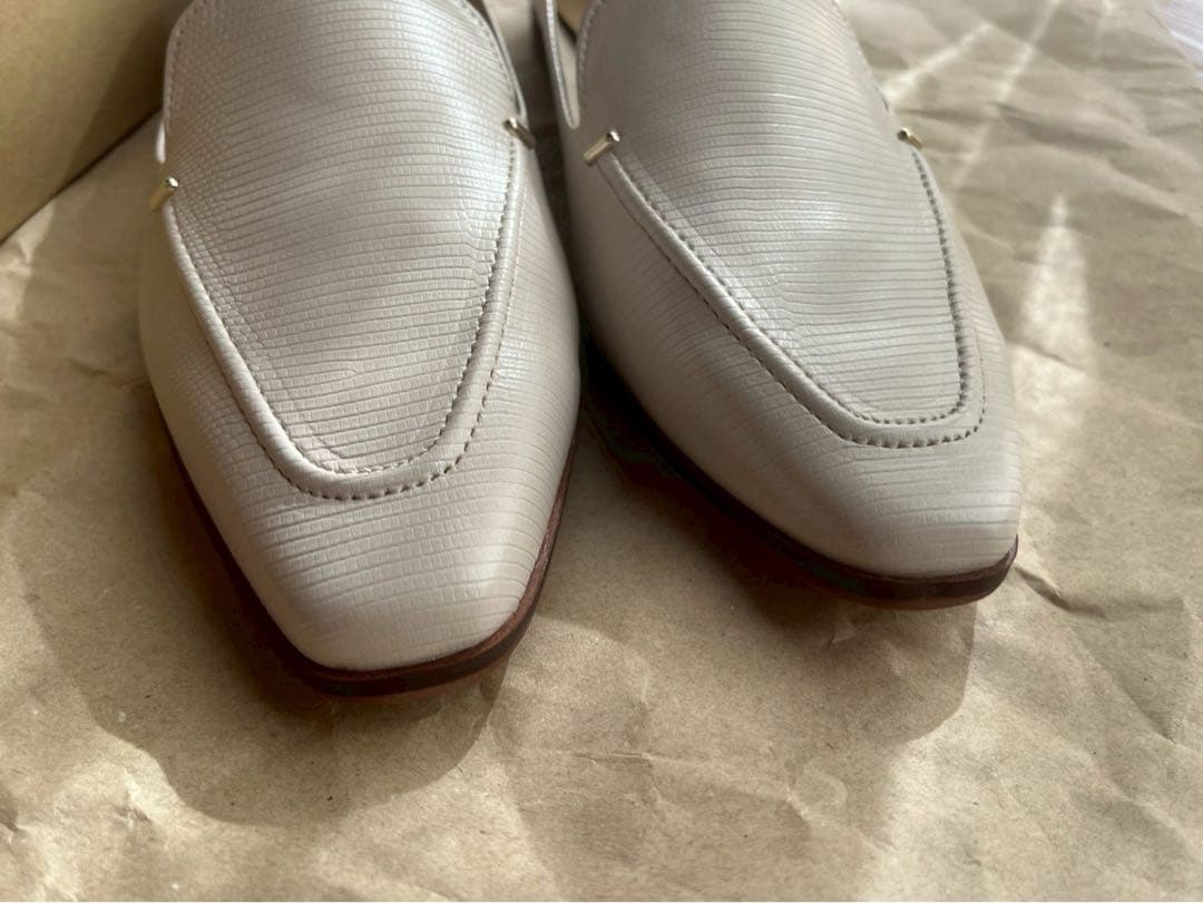 LE TALON スクエアステッチソフトローファー　インソール付き