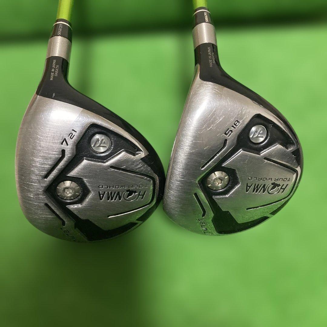 ホンマ　tour world TW727 5W 7w 二本セット