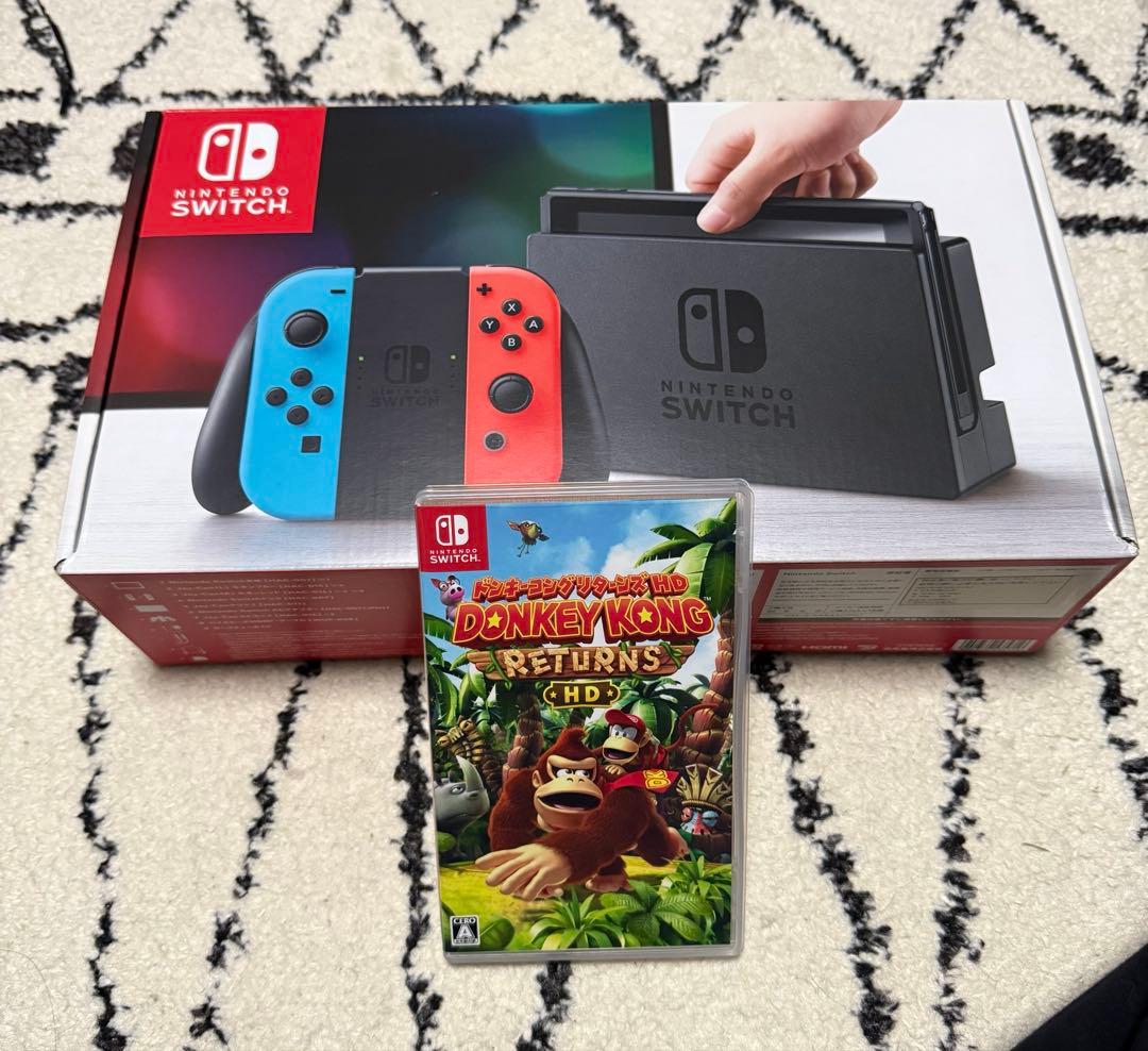 Nintendo Switch 本体 ＋ドンキーコングリターンズHDセット
