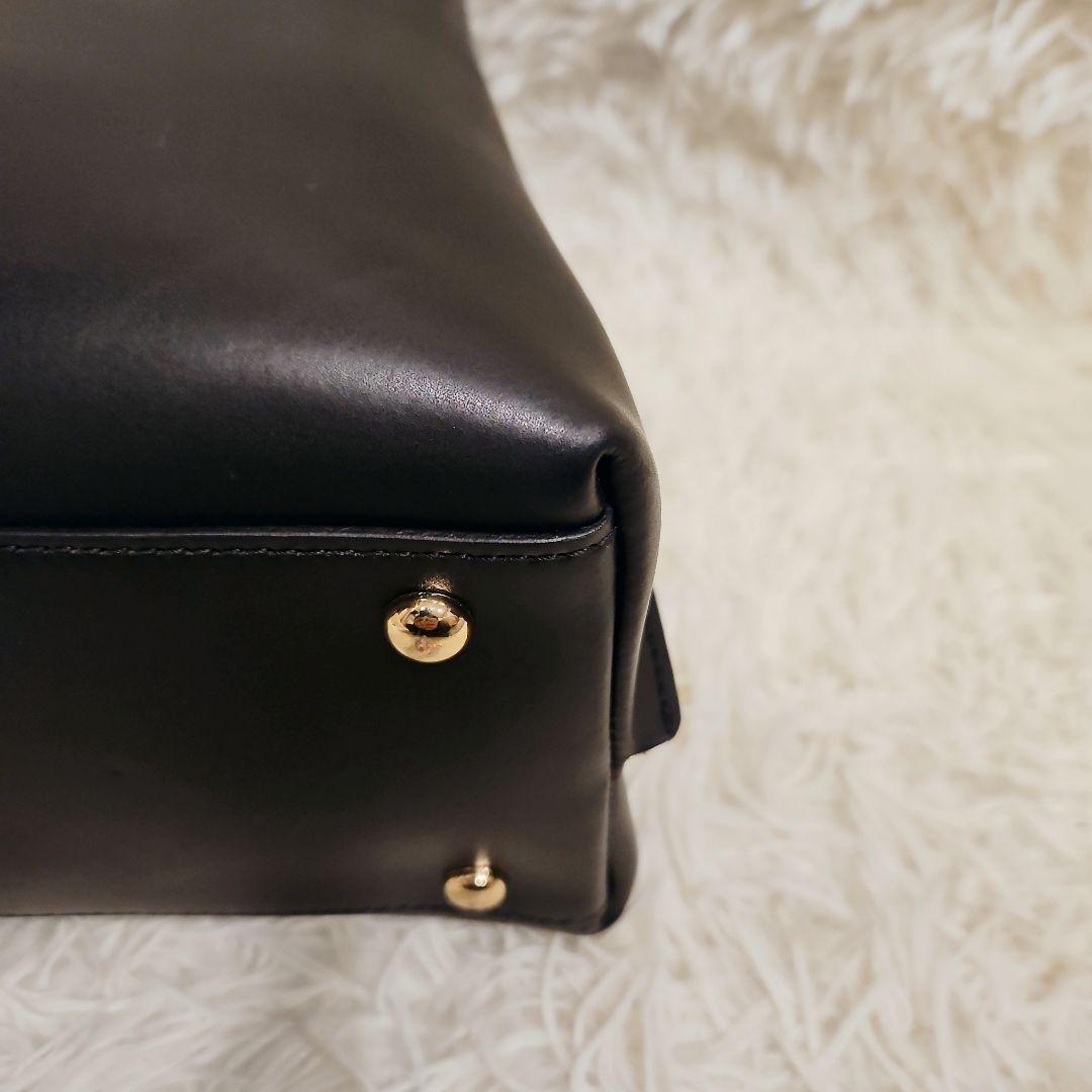 美品 イアクッチ 2way ハンドバッグ ショルダーバッグ ブラック ベラール