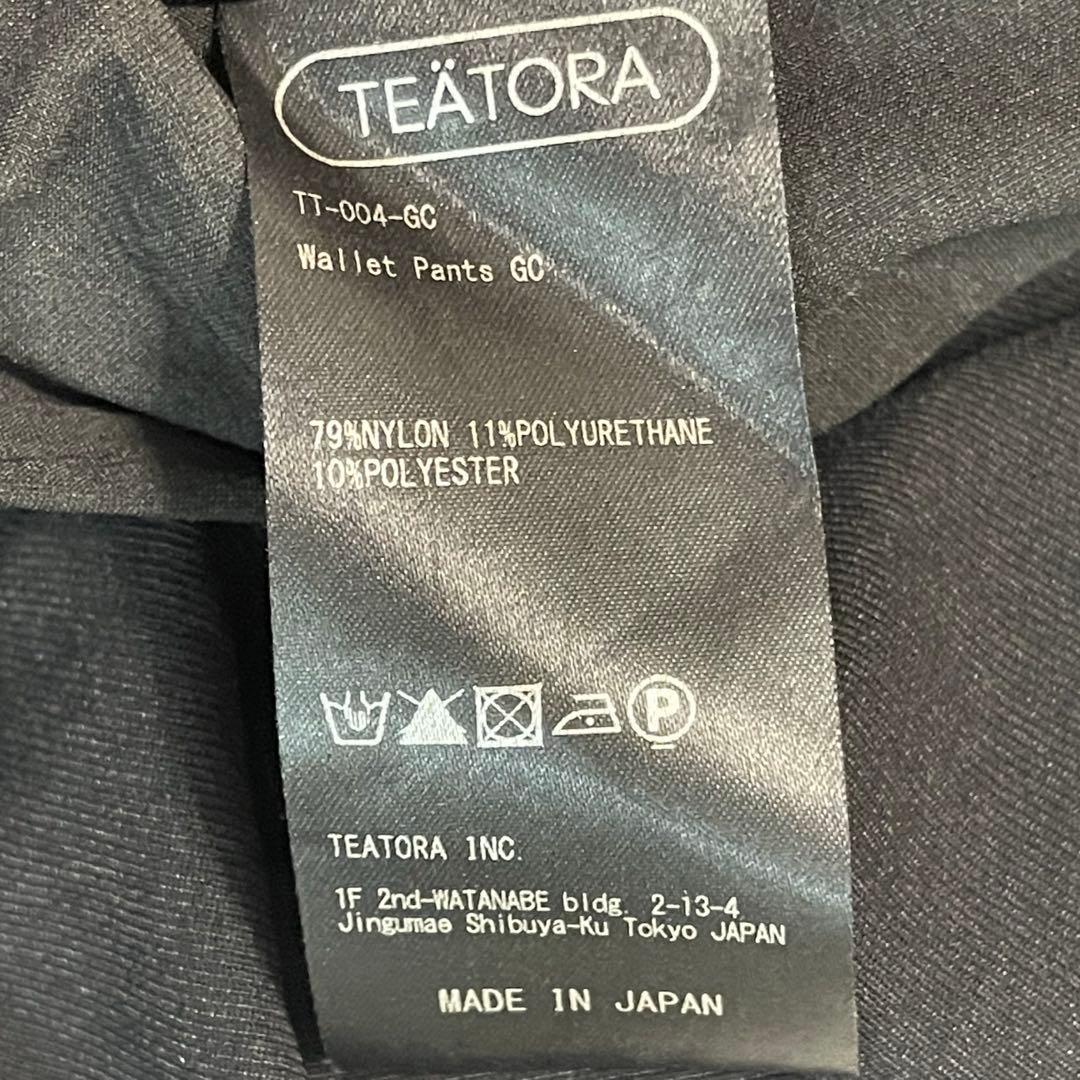 L 3 TEATORA Wallet Pants GC テアトラ シャドウ 黒
