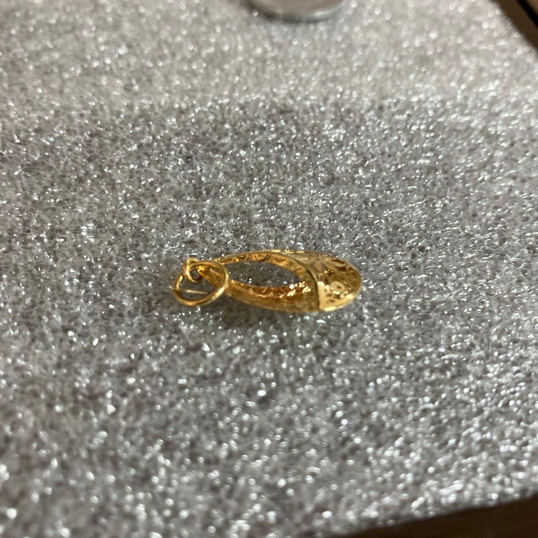 GSTV フィリグラーナピアリングチャーム（ペンダントトップ）k18YG