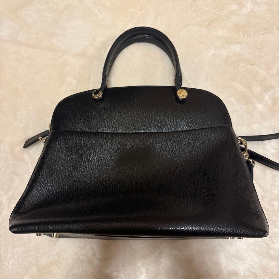 フルラ　パイパー　ブラック　美品