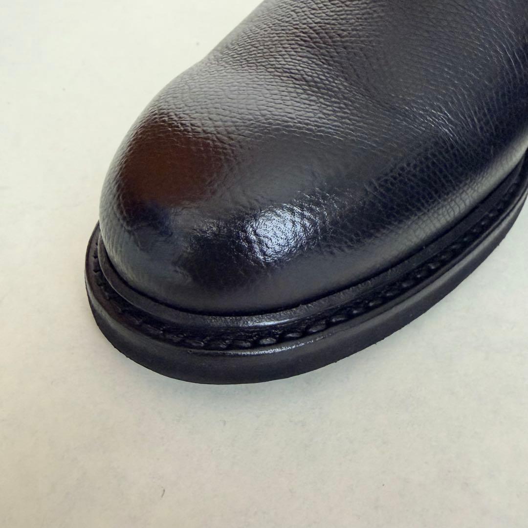 【極美品】berwick バーウィック3680 6 1/2プレーントゥ 黒 シボ