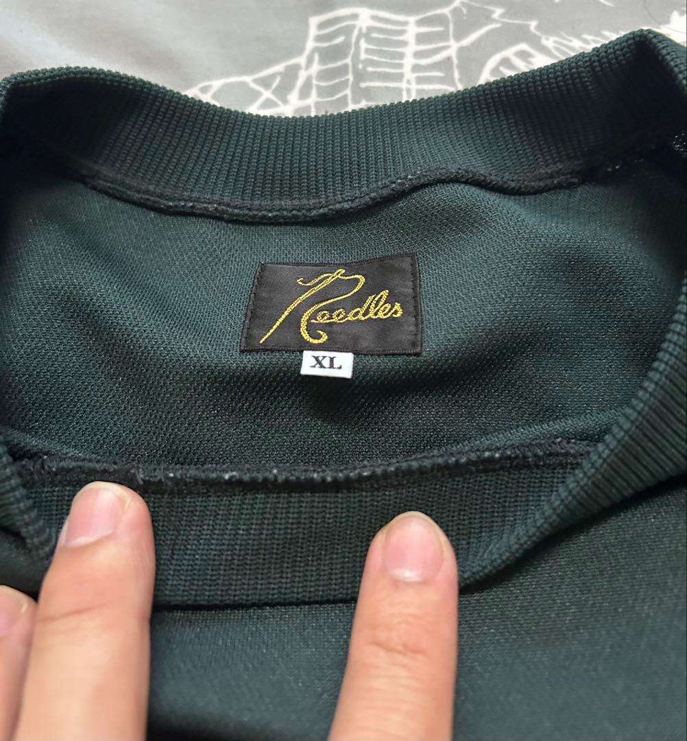 な*ゅ様 ニードルズ NEEDLES トラック クルーネック シャツ ポリスムー