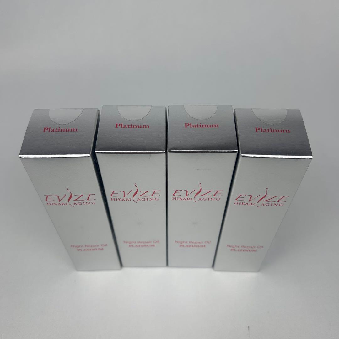 【高級】evize エビーゼ ヒカリエイジング ナイトリペアオイル プラチナム