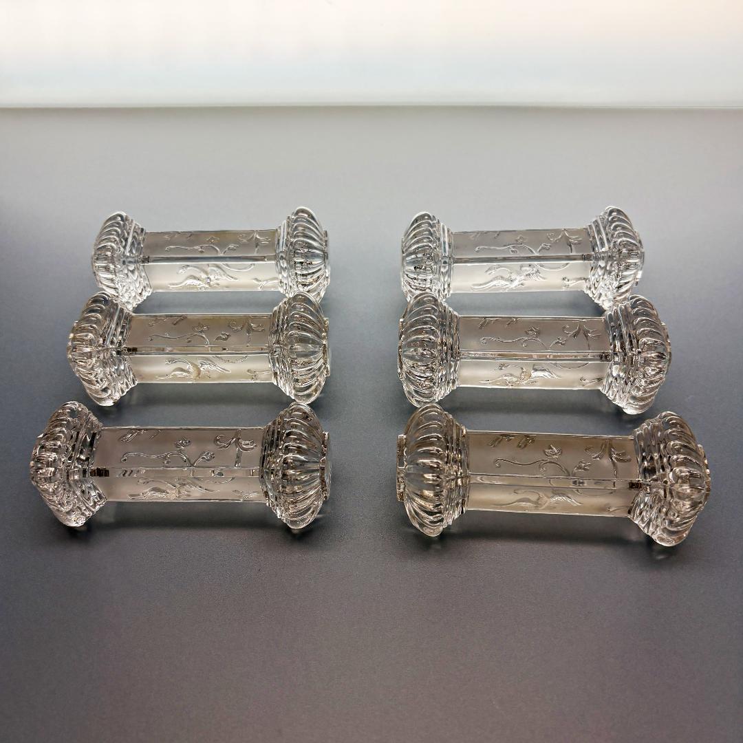 レア オールド バカラ ルネッサンス デポリ ナイフレスト 6本 セット 箸置き