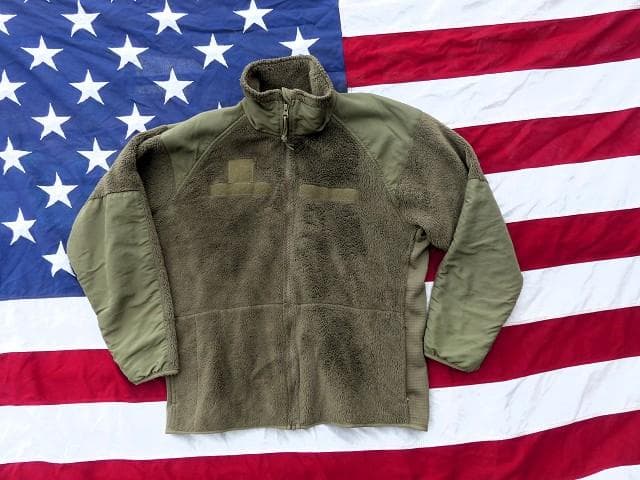 米軍実物　ポーラテックフリースジャケット　M-R　コヨーテ　ECWCS　153