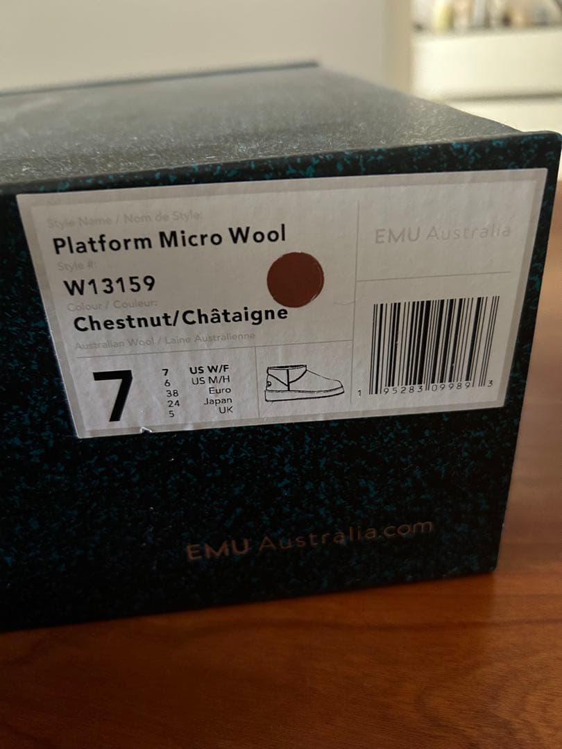 新品　EMU Australia PLATFORM MICRO WOOL