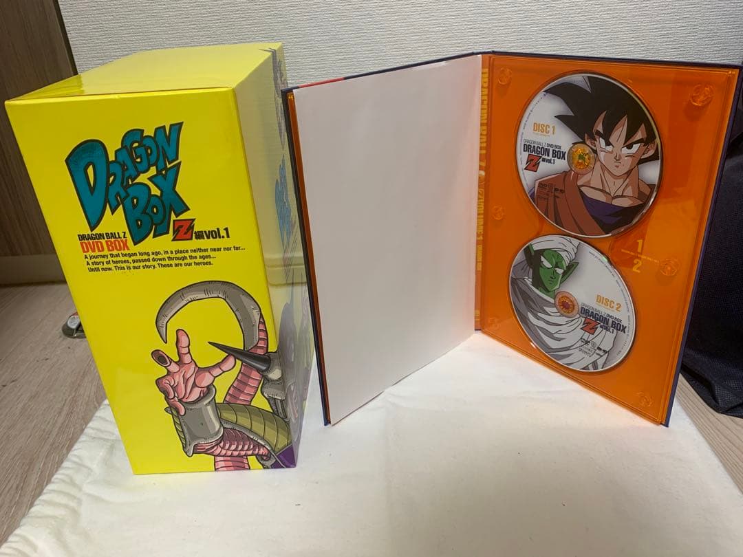 ドラゴンボールZ DVDBOX DRAGONBOXZ編1,2セット　フィギュア付