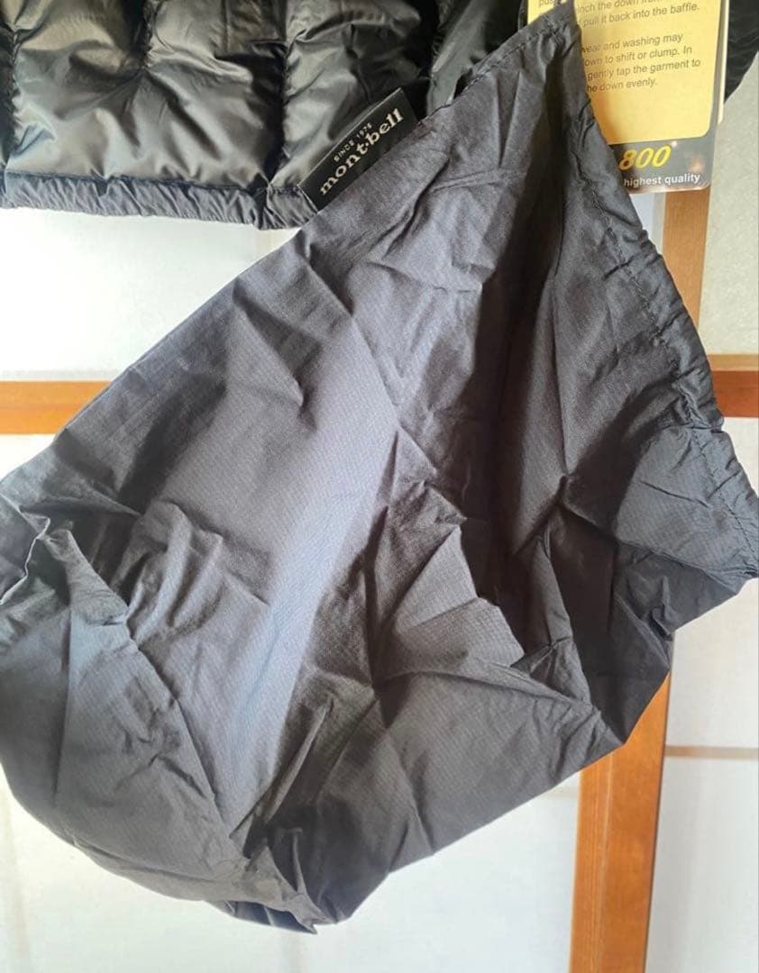 モンベル　ネージュダウン　ブラック　XLサイズ ブラック mont-bell