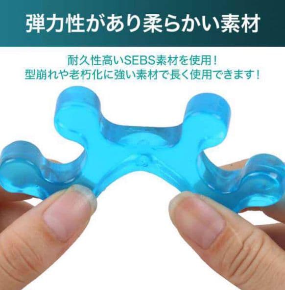 足指セパレーター ブルー 2個 ネイル 外反母趾 足指パッド フットケア