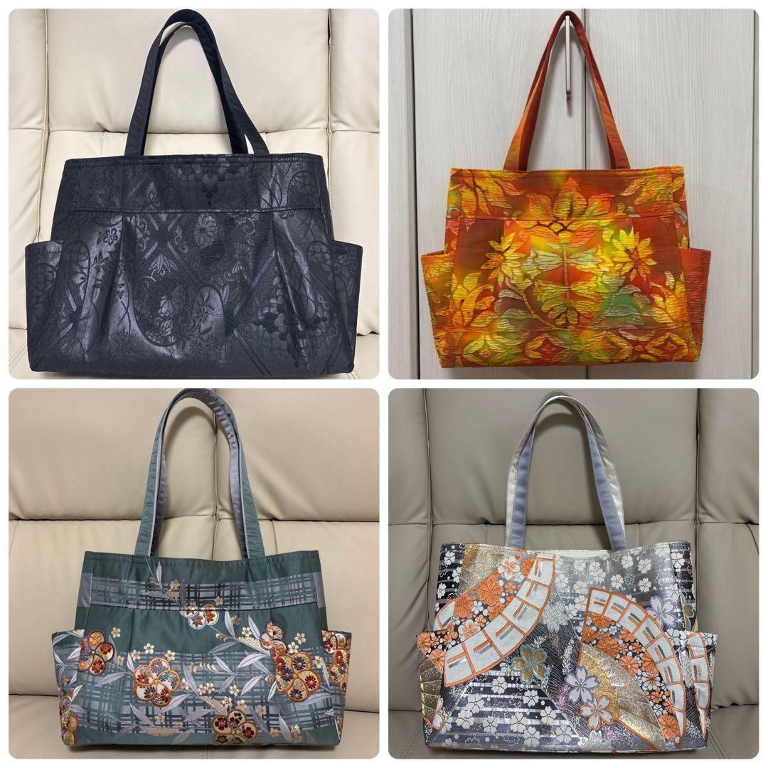 【専用】（706-4、709-6、710-4、712-8）着物帯を使ったバッグ
