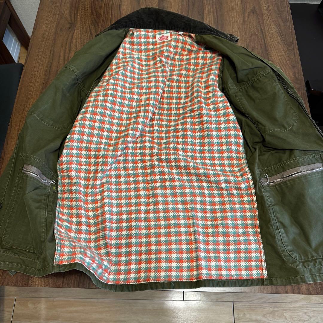 ハリウッドランチマーケット ミリタリージャケット チェック裏地 日本製 聖林公司