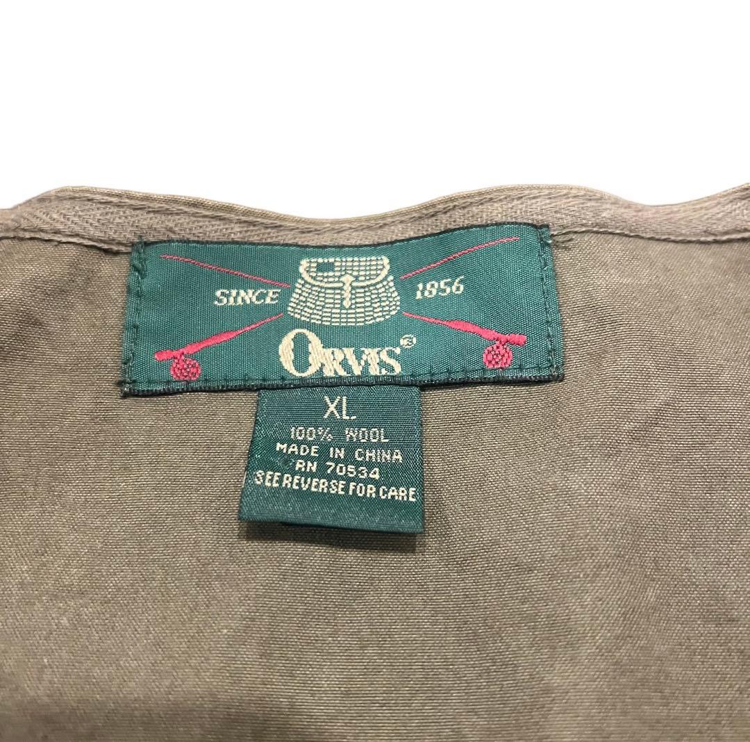 トップス 90s ORVIS hunting wool vest