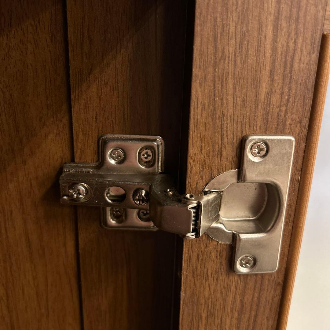 アウトレット★モダンなサイドボード キャビネット ウォールナット