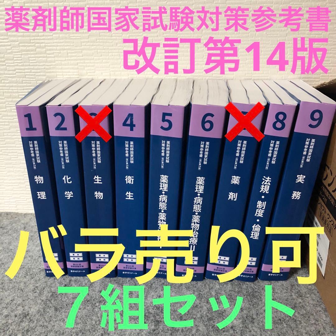 【期間限定値下げ】薬剤師国家試験対策参考書［改訂第14版］　薬ゼミの青本・青問