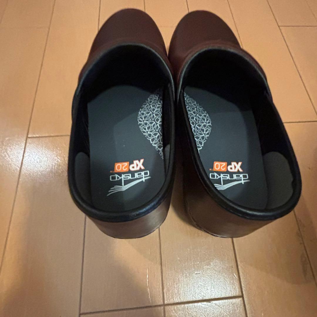 dansko ダンスコ PRO XP 2.0 レザーサボ クロッグ38 茶