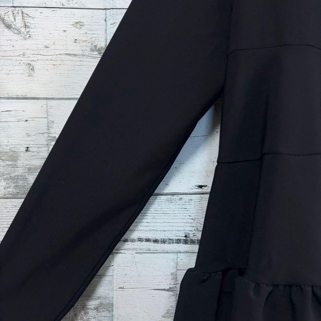 ☆24年モデル☆ヨリ　yori セレモニーティアードブラウス　ブラック　36