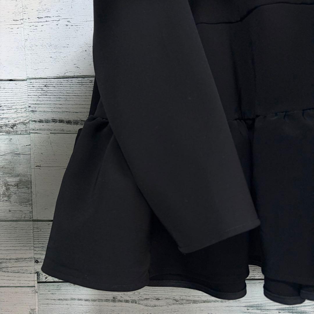 ☆24年モデル☆ヨリ　yori セレモニーティアードブラウス　ブラック　36