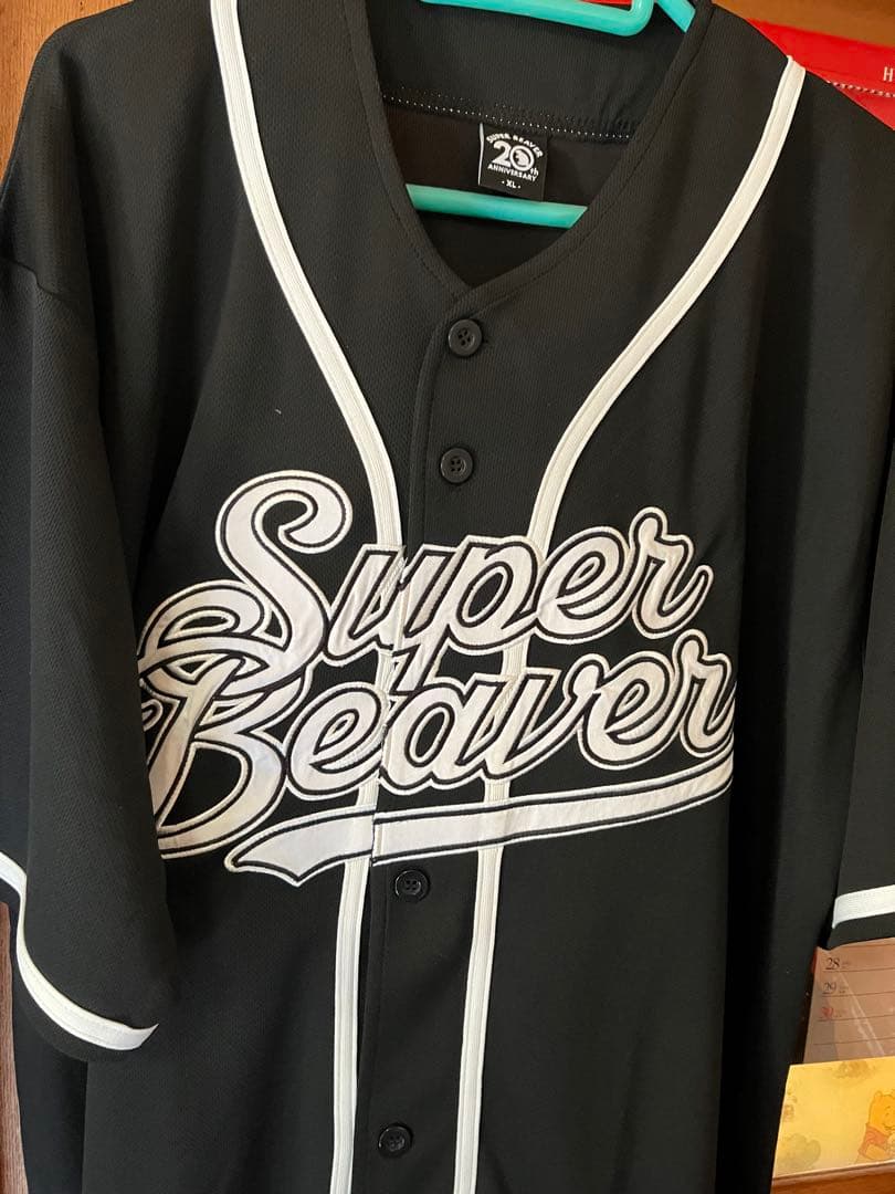 Super Beaver ベースボールシャツXL 黒