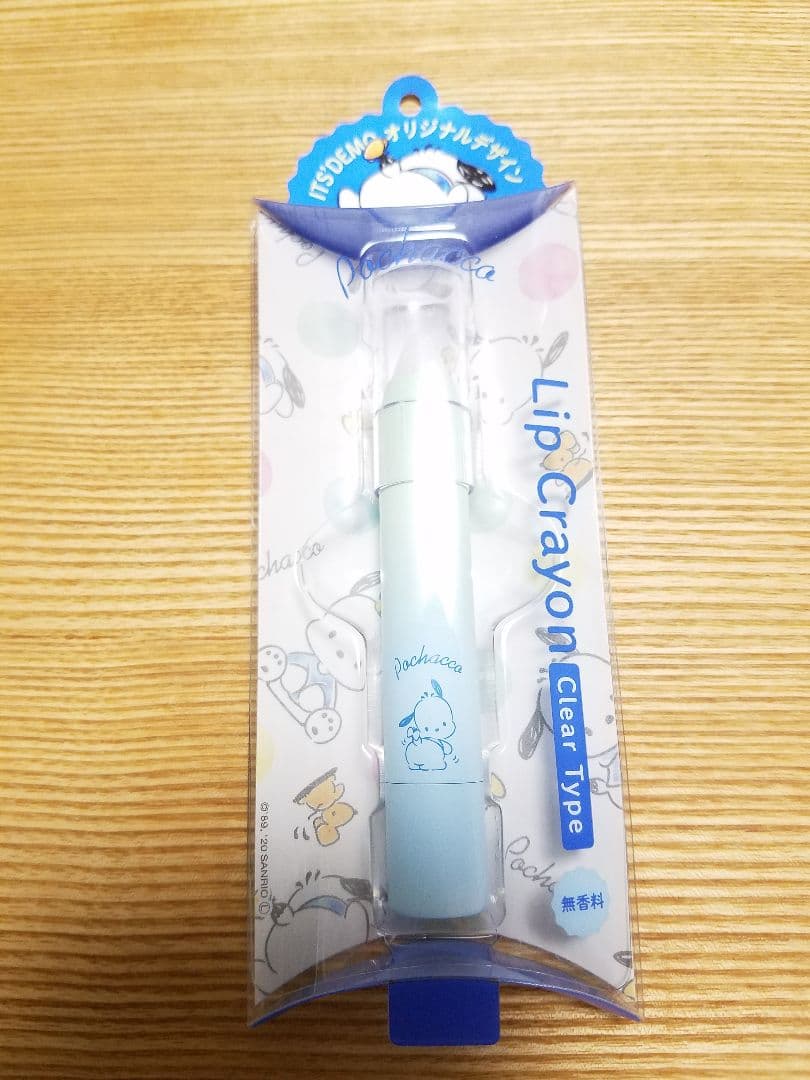 サンリオ　ポチャッコ　コラボ　クレヨン形リップクリーム