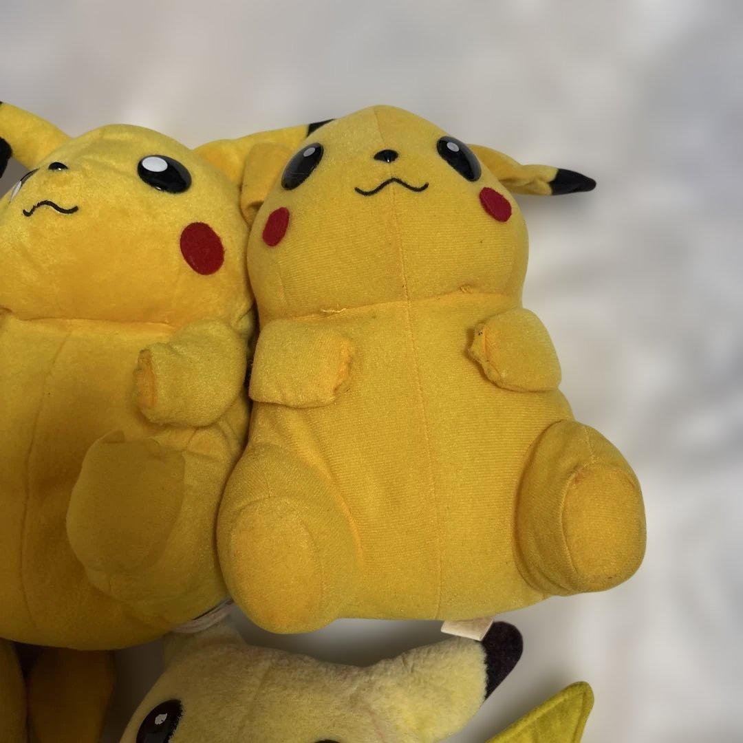 希少 TOMY 赤タグ含む ピカチュウ ぬいぐるみ 5点 初期