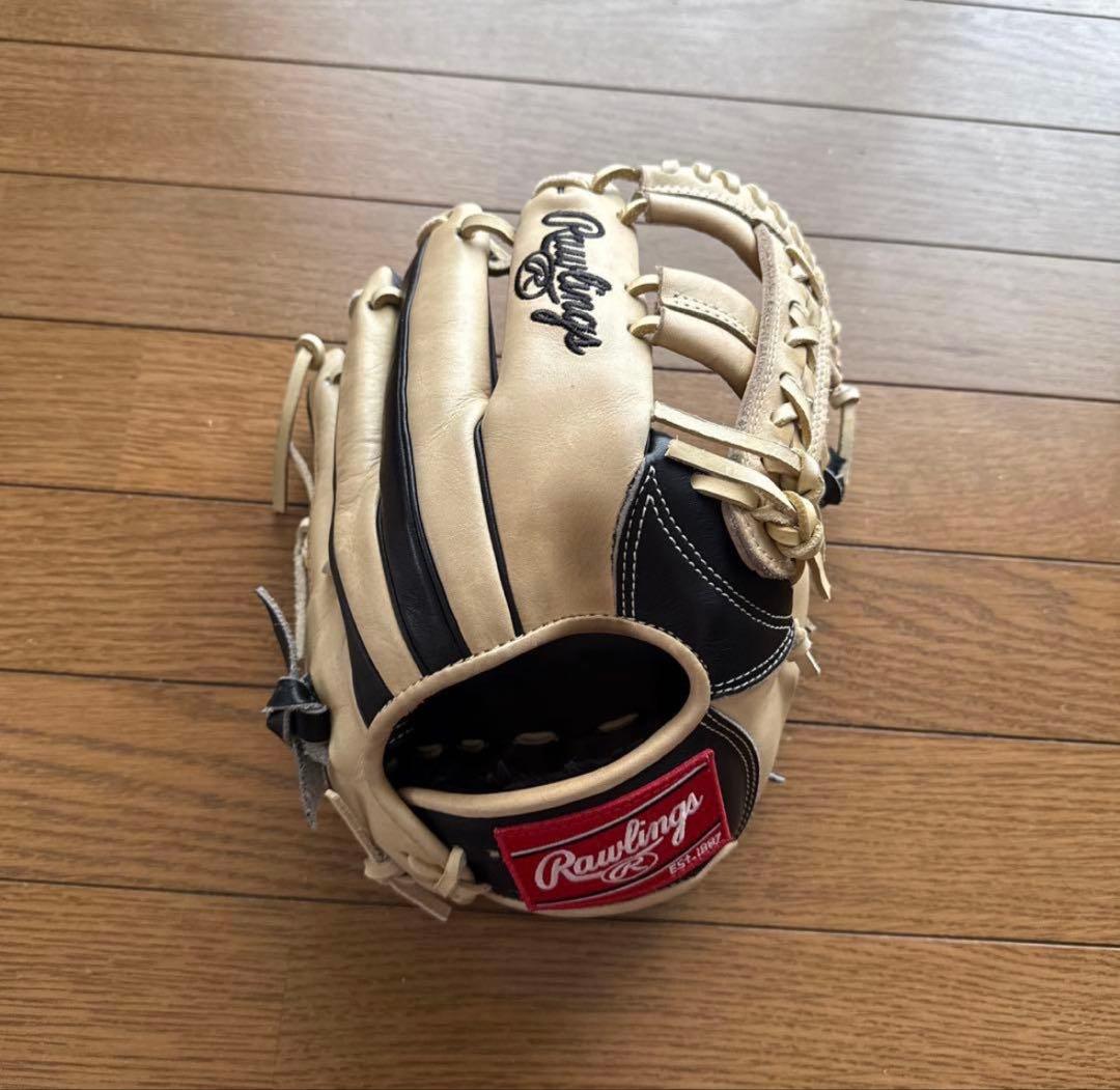 Rawlings 軟式グローブ ベージュ/黒