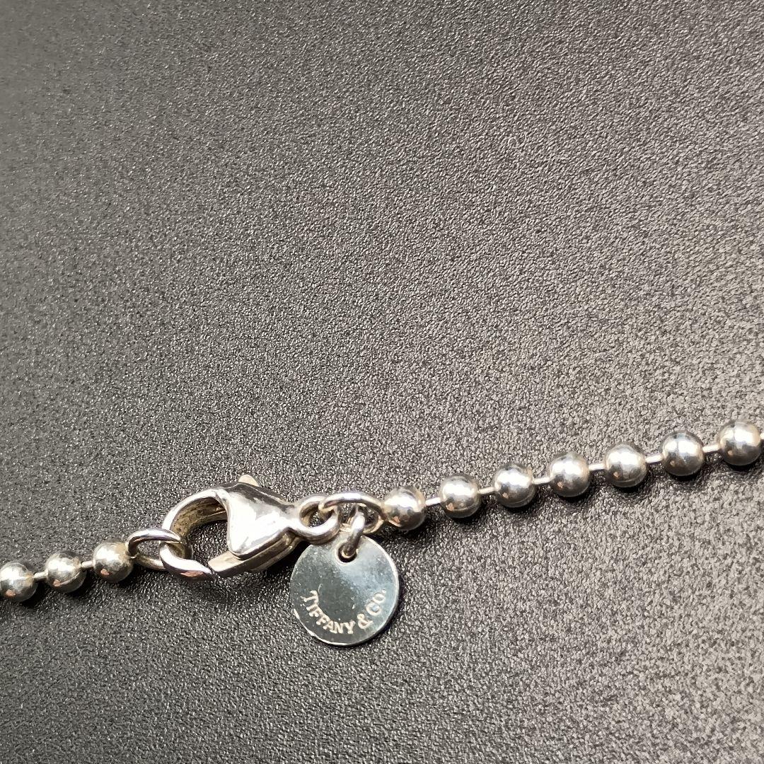 【美品】ティファニー ロングボールチェーン 87cm SILVER925