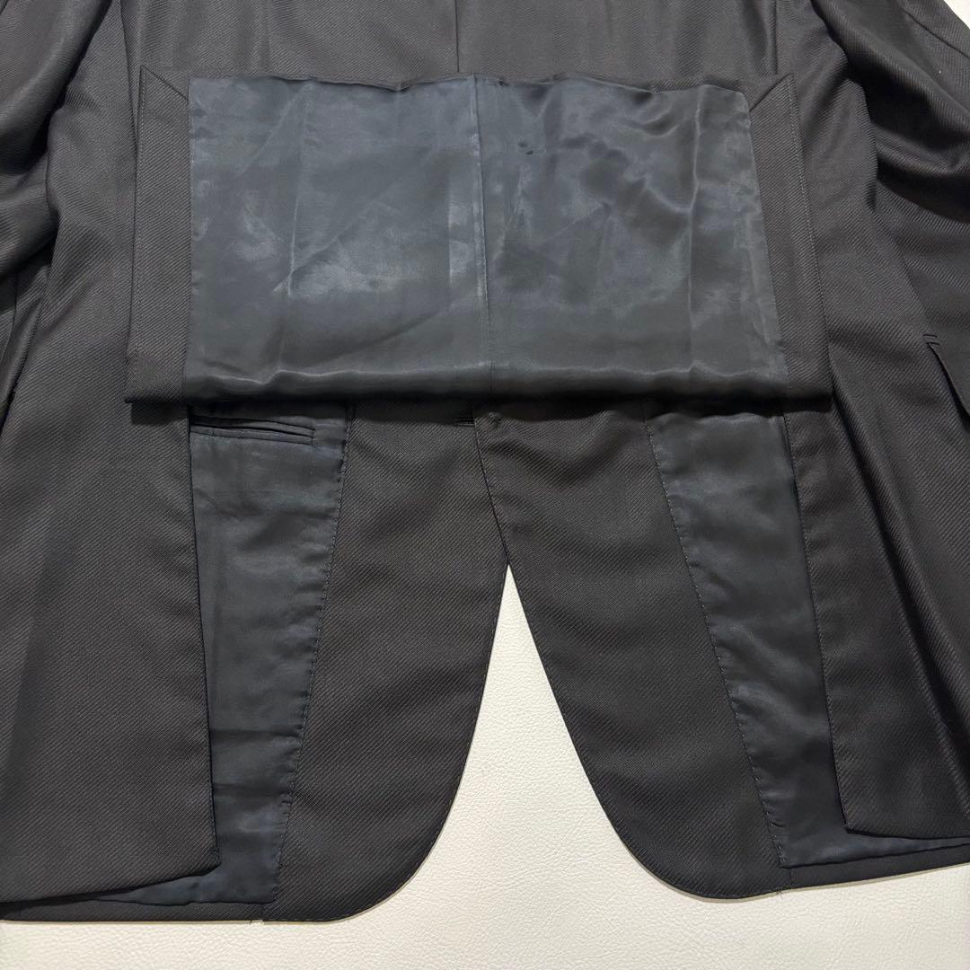 美品 エルメネジルドゼニア[カシミヤシルク XL 銀ボタン]テーラードジャケット