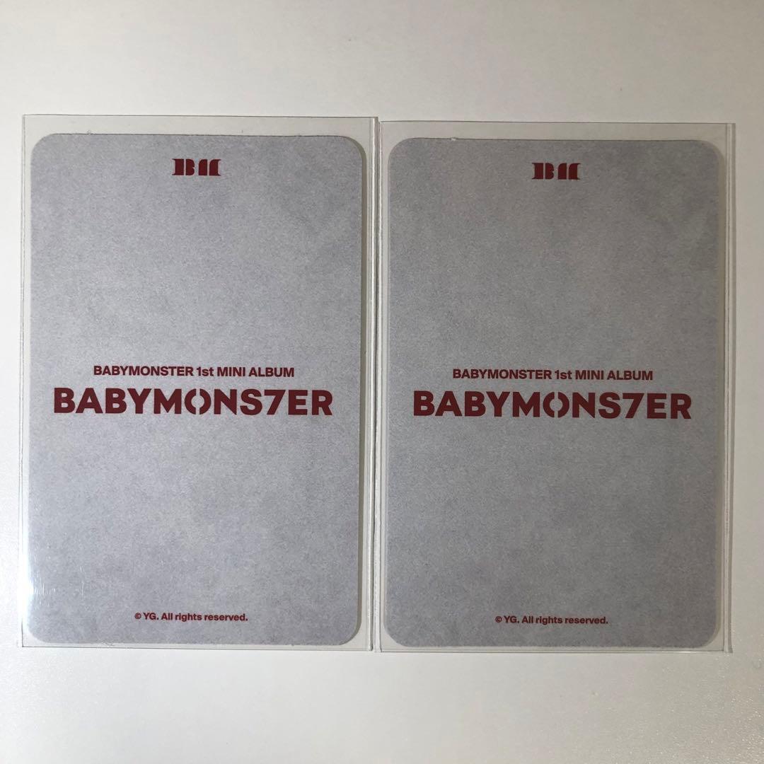 F BABYMONSTER 仁寺洞　TheSameE ラキドロ トレカ